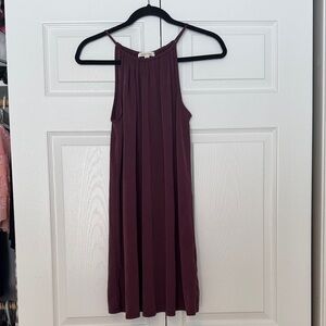 Purple Sleeveless Dress
